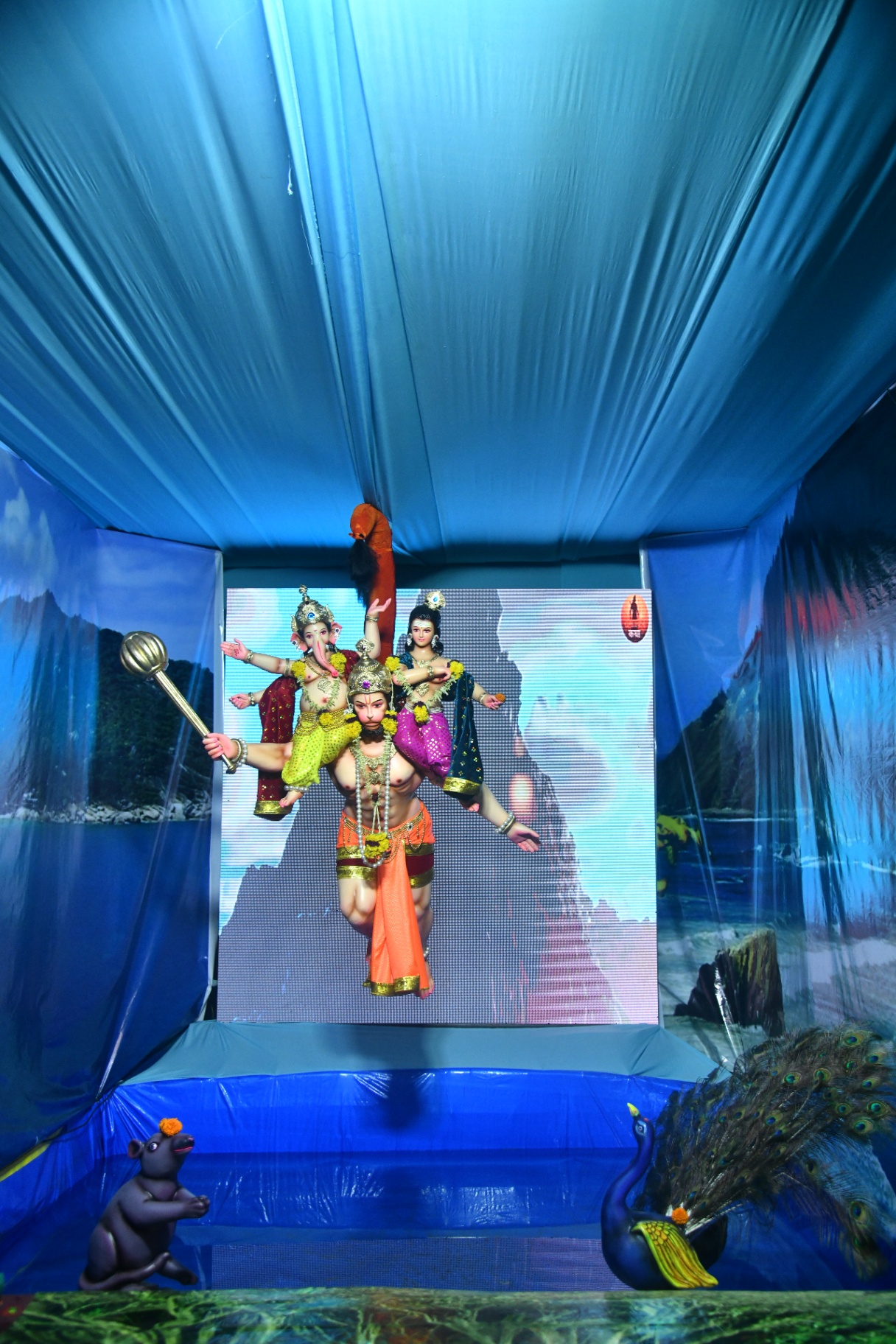 Divya Roop Darshan — Seven Star Ganesh Utsav Mandal Bappa idol, 2025