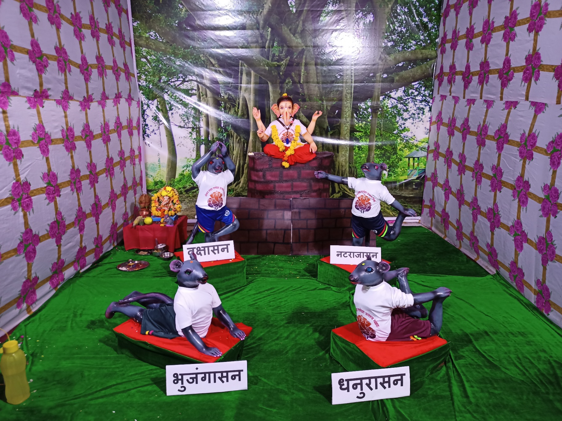 Yoga & Wellness — Seven Star Ganesh Utsav Mandal Bappa idol, 2023